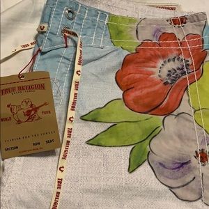 True Religion boardshorts...size 38, basically XL